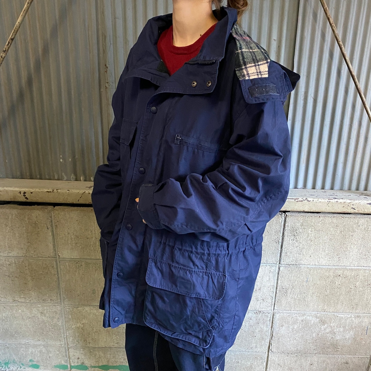 90年代〜00年代 Eddie Bauer エディーバウアー チェックライナー 