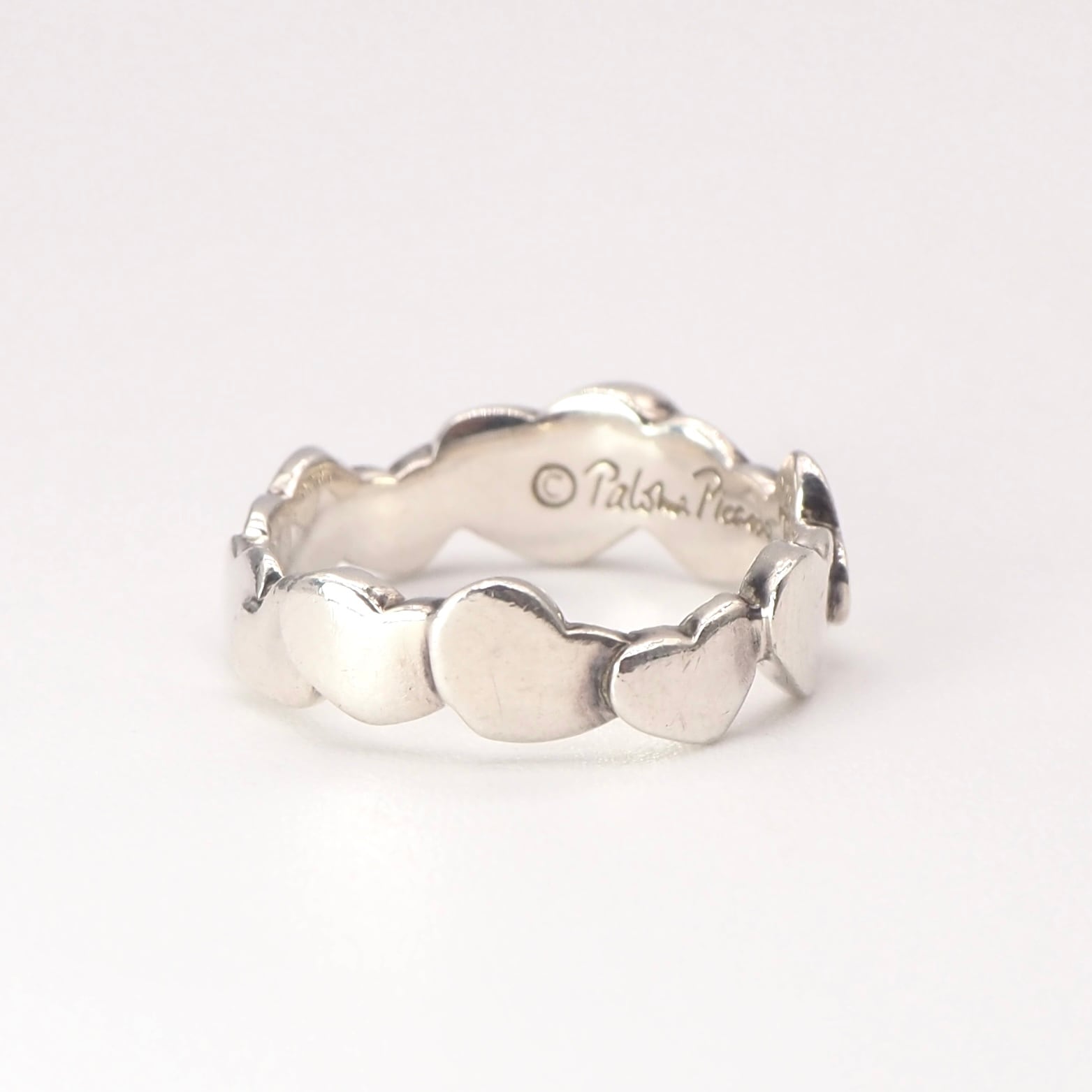 Tiffany&Co. 約9号 パロマピカソ モダンハート リング シルバー925