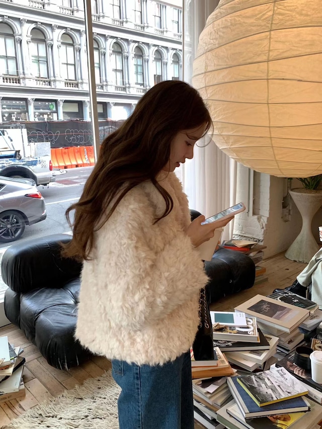 (予約) ounce / Boston fur jacket 1color