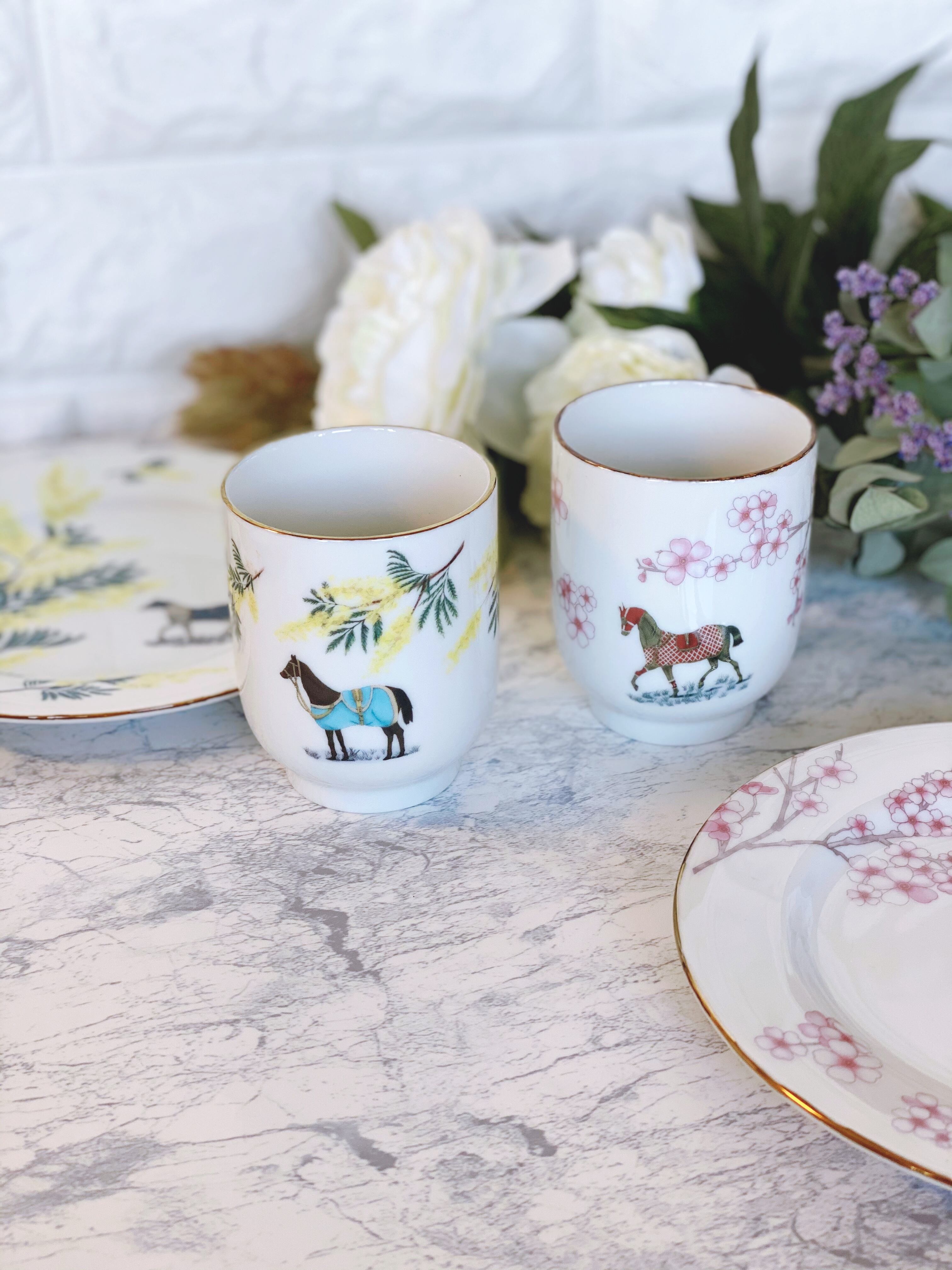 『春を愛でる』湯呑み