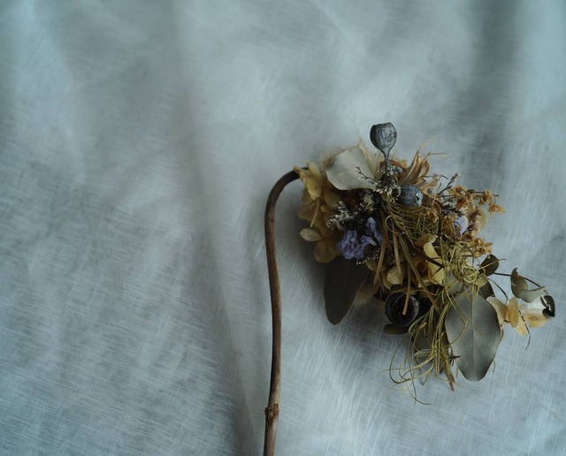 花飾り　千草色