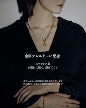 『深海の静寂』coin pearl necklace ※8月限定color