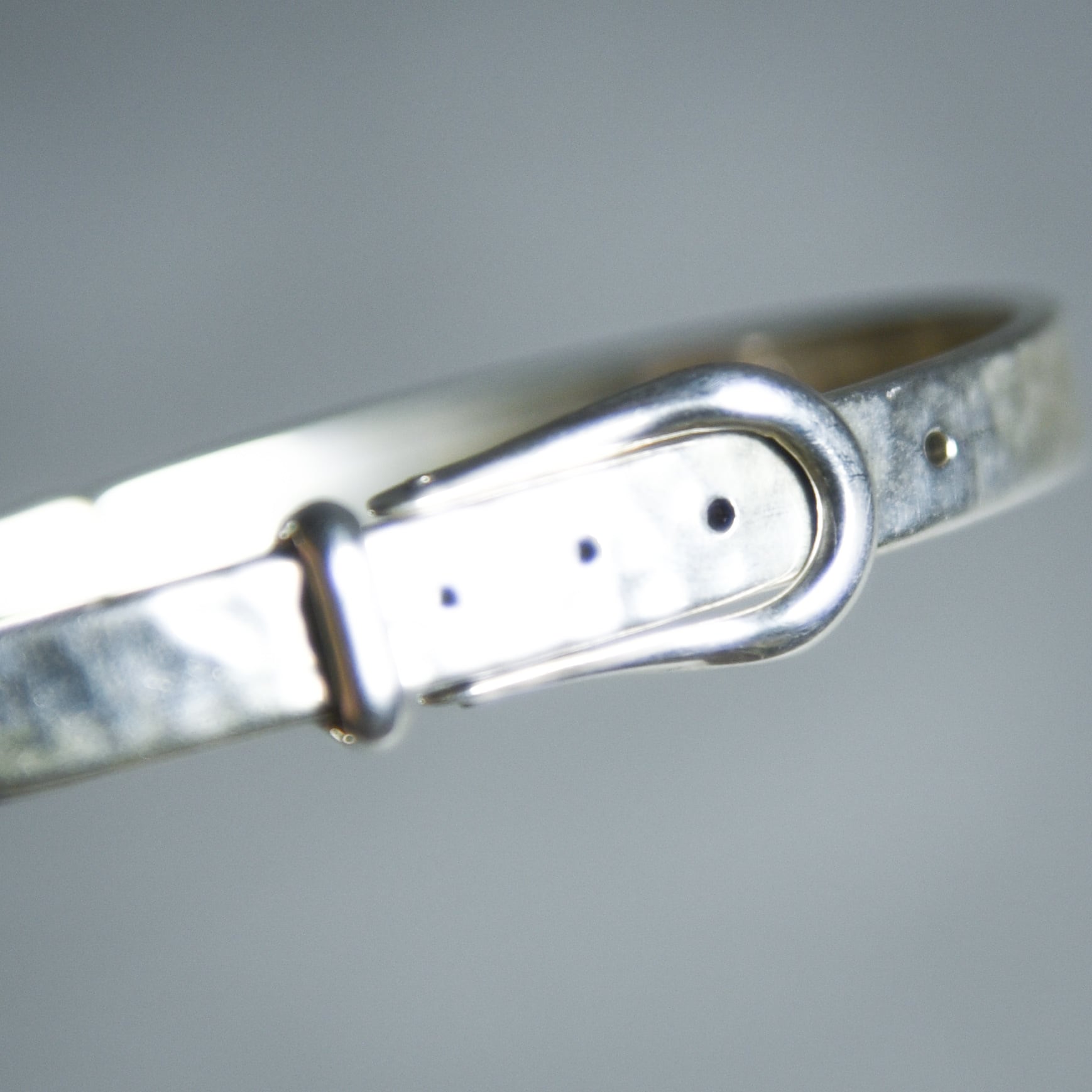 Mexican Jewelry Vintage Silver Belt Bangle メキシカン ジュエリー