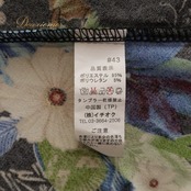社交ダンス 衣装 ICHIOKU イチオク スカート レッスンウェア ブラック系 花柄 植物柄 フラワープリント 華やか 鮮やか かわいい おしゃれ 大人っぽい カラフル レッド系 ブルー系 イエロー系 グリーン系 ネイビー系 ホワイト系 ブラウン系 黒 赤 青 黄 黄緑 白 黄 茶 フレアスカート