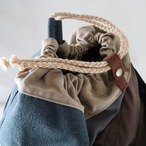 【Deadstock Item】バックパック / Top-flap Draw Backpack/ ネイビー×バーガンディ・ボトム