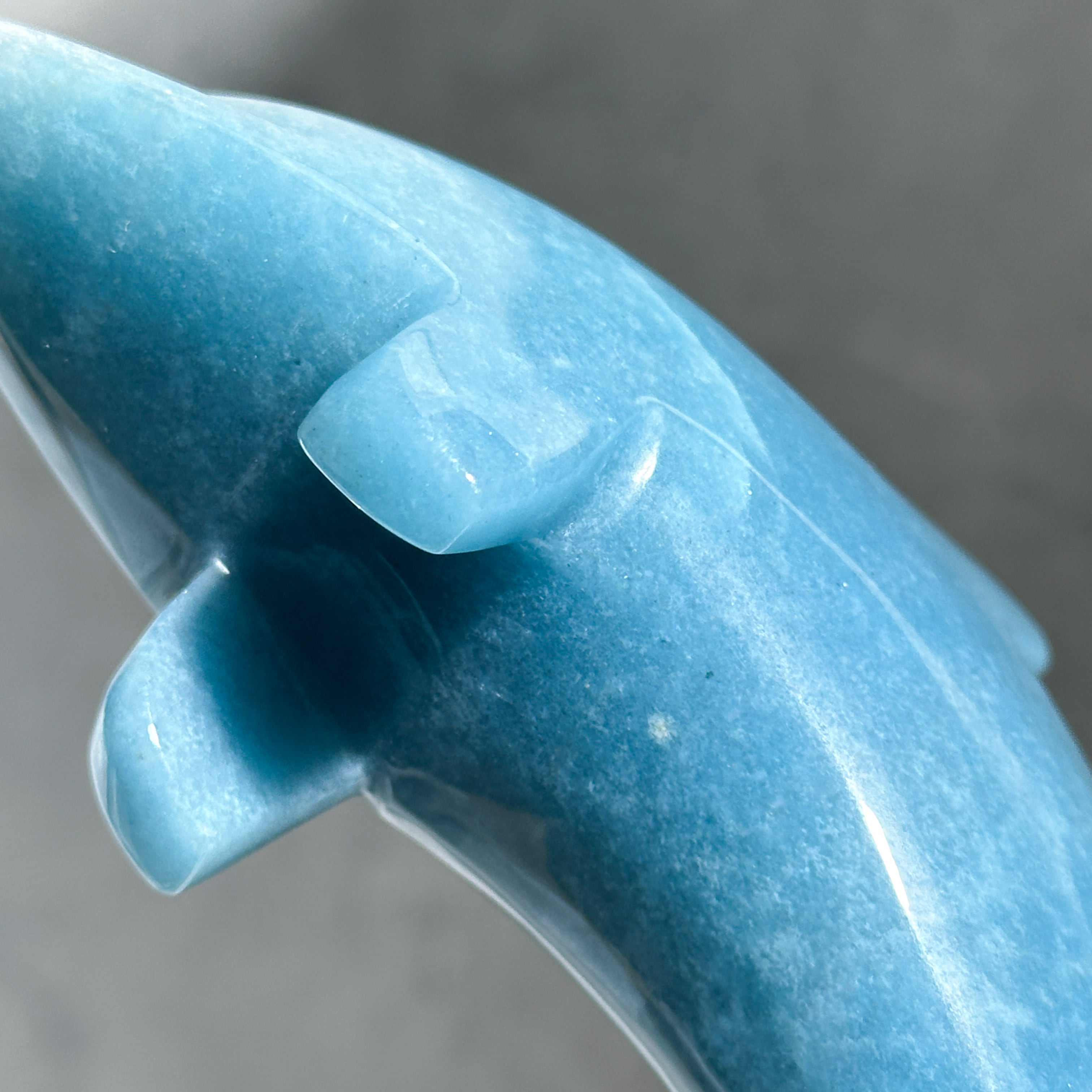 トロレアイトインクォーツ（トロール石）イルカ61◇Trolleite In