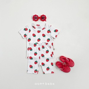 [oottbebe] Strawberry Loungewear / [오뜨베베] 스트로베리실내복