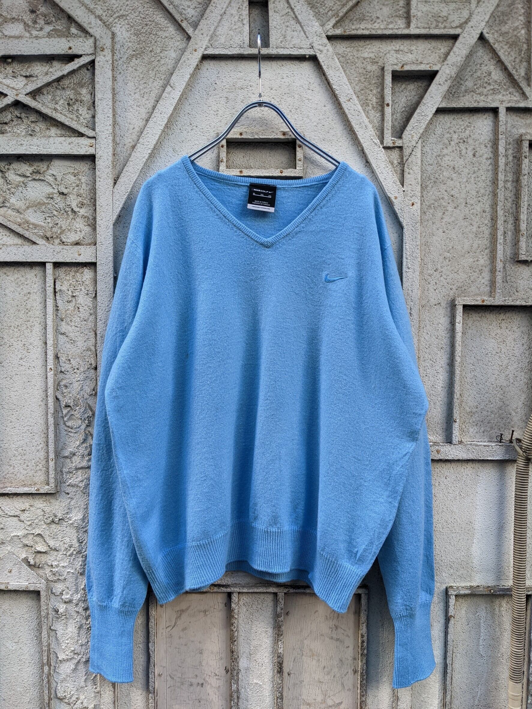 "NIKE GOLF" v-neck knit