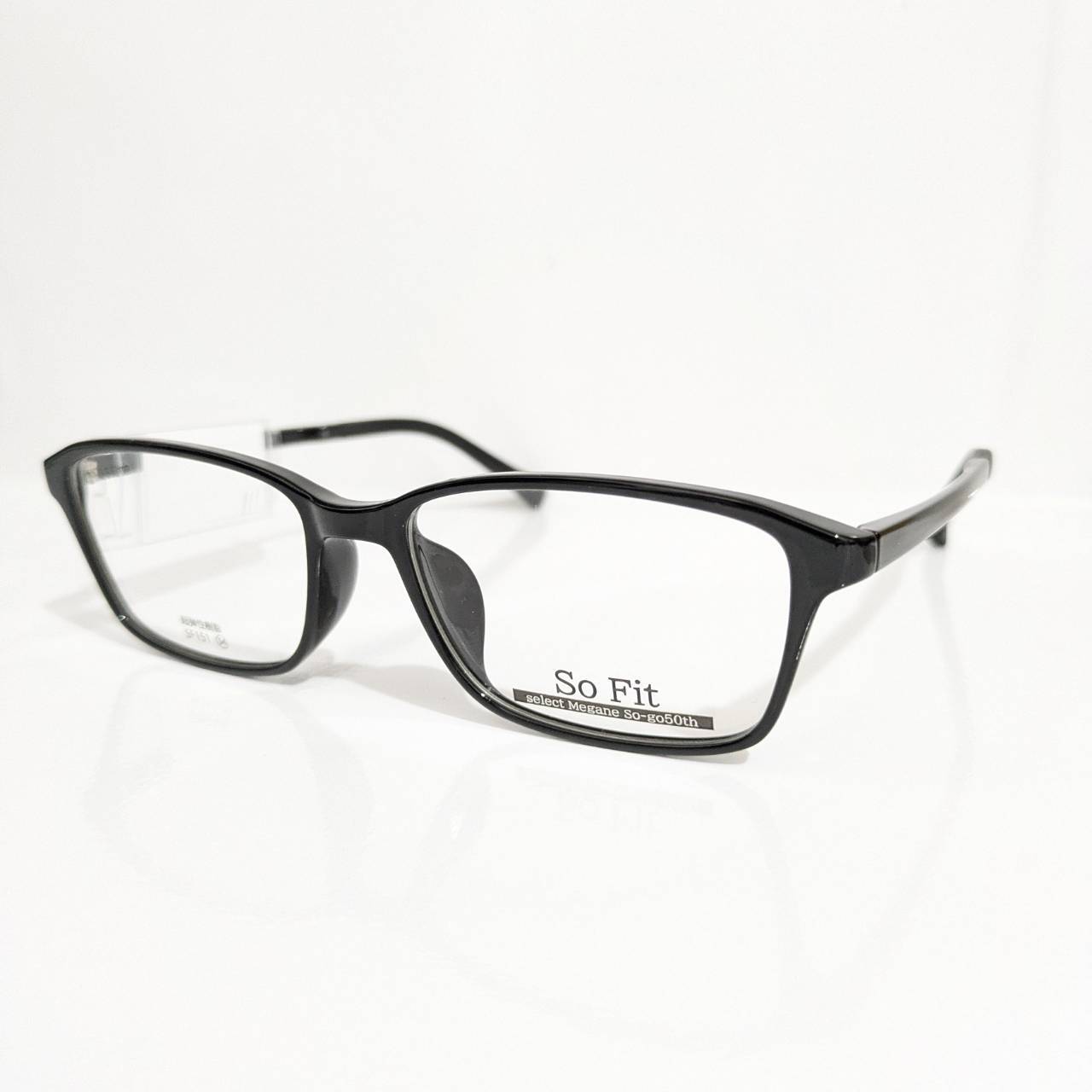 【SoFit】スクエアセルフレーム ブラック