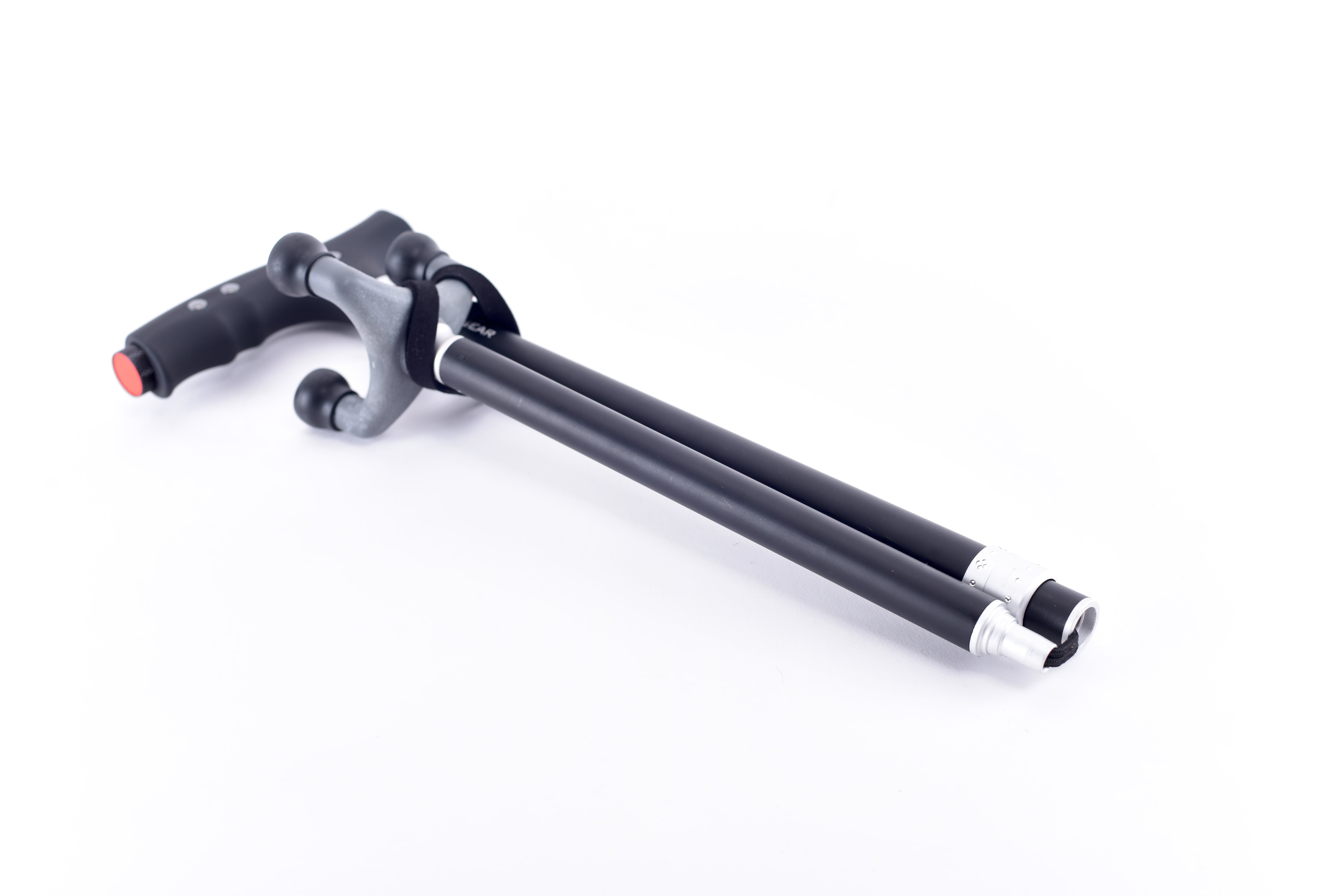 KINGGEARブランド 杖 ステッキ LED照明付き 多点杖3本脚で安心