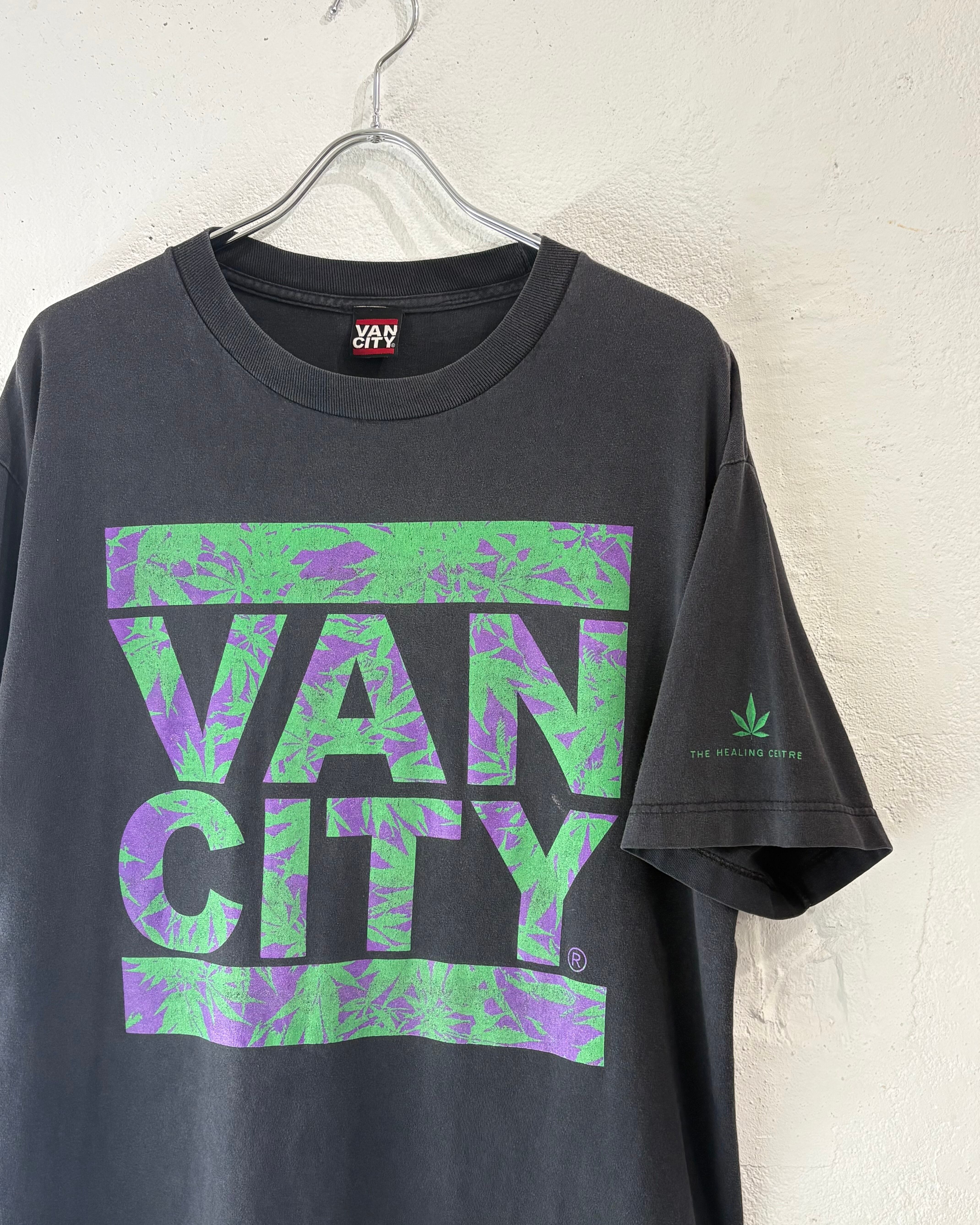 90s~ VAN CITY "MARIJUANA" THC Print Tee