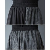 アシンメトリー ドレープ キュロット 00162