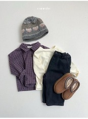 〖取寄〗韓国子供服 / 26winter / minirobe / フラワージャガードビーニー / キッズ *FREE*