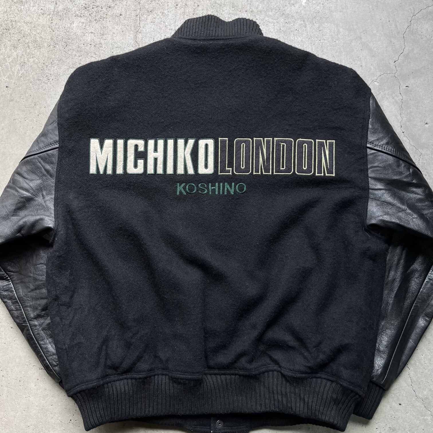 MICHIKO LONDON ビンテージ レザー スタジャン ジャケット