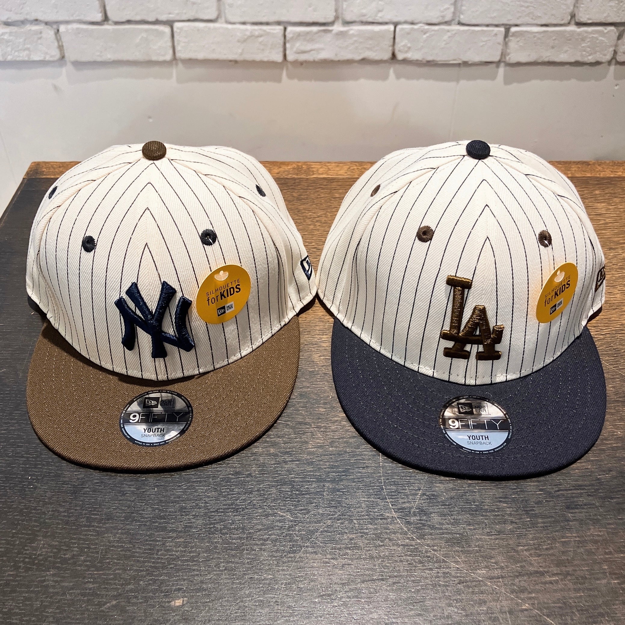 NEWERA】Youth 9FIFTY Pinstripe 14325145 14325146 14325147 14325148