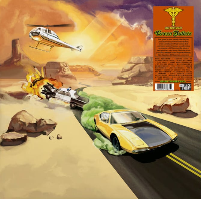 〈残り1点〉【LP】V.A. - Jazz Dispensary: Green Bullets (カラーヴァイナル)