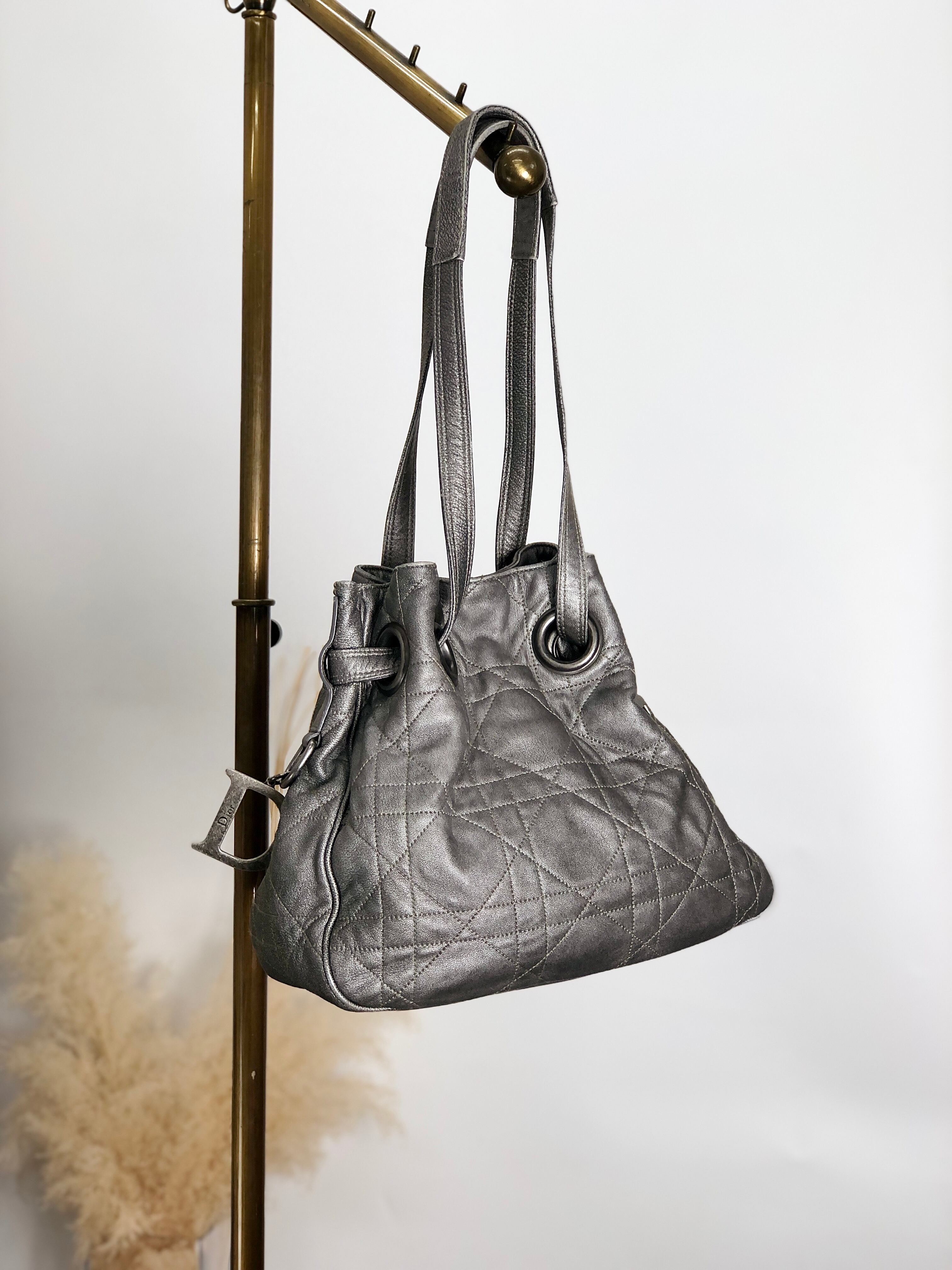 Christian Dior クリスチャン ディオール カナージュ ショルダーバッグ 