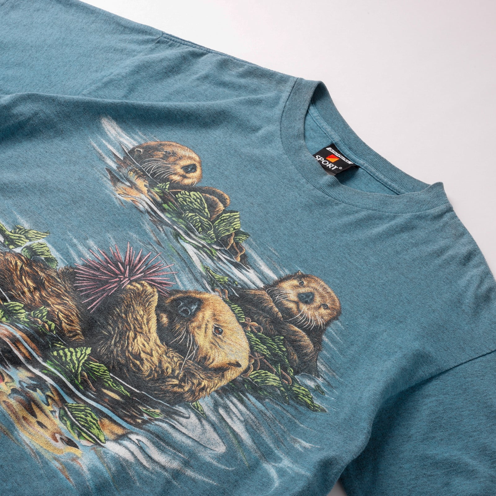 ケニー・ロバーツ&アゴスチーニ プリント絵柄ビンテージ Tシャツ 83年製 極美品】Vintage T-shirts 