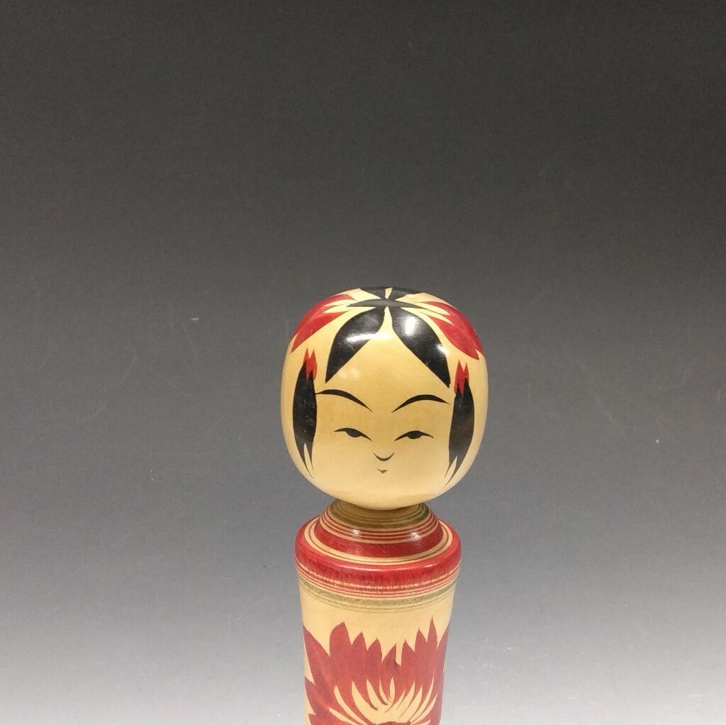 名工 桜井昭二｜SAKURAI Syoji(宮城, 1927-2011) 鳴子系 伝統こけし 一