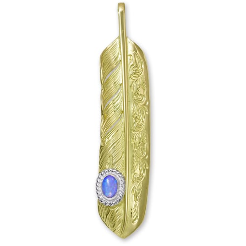 Taro Washimi 鷲見太郎 オパール銀爪アラベスクフェザー 左向き 【公式