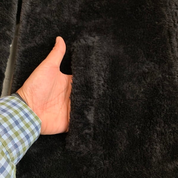 70's STEARNS エスキモージャケット ブラック フェイクファー