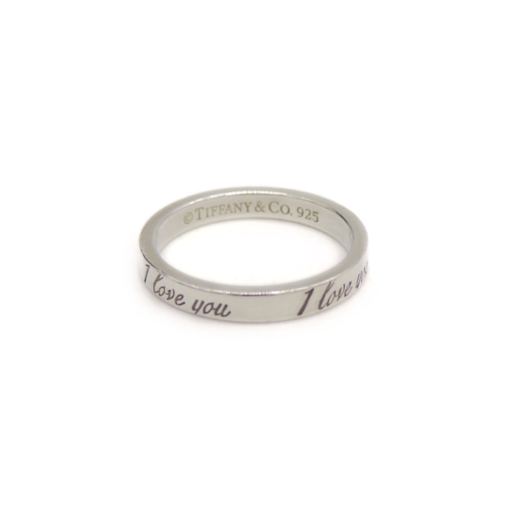 TIFFANY & Co. ティファニー ノーツ ナロー リング 指輪 シルバー925