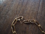 CHAIN BRACELET / GOLD PLATE / FRANCE 1970-1980