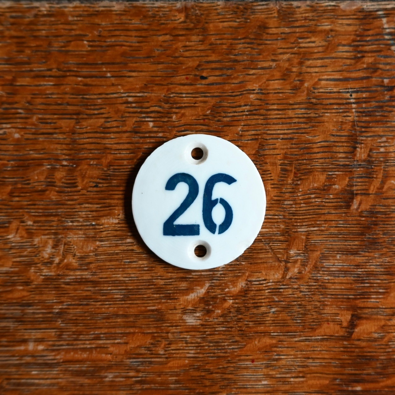 Number Plate / ナンバープレート〈 ルームナンバー・席札・店舗什器・アンティーク・ヴィンテージ 〉114033