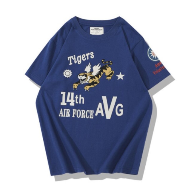14th AIR FORCE half sleeve round neck cotton t-shirt [3 colors available]