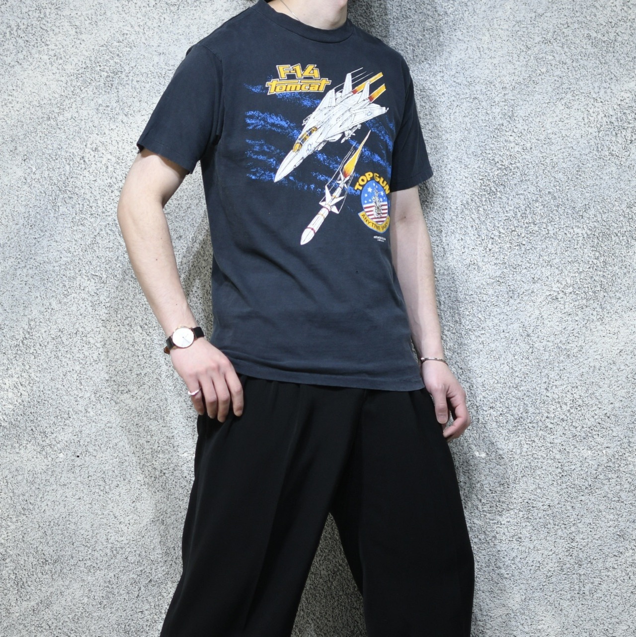 87's F-14 tomcat print tee