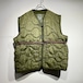 remake U.S.army quilting liner vest (MEDIUM) "G"