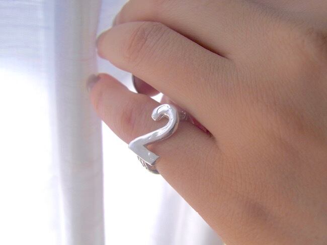 Numero Pinky Ring／数字2のピンキーリング／S | Mano Pigra