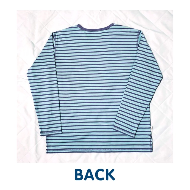 ボーダーアップリケロングTシャツ【1】size | セーラーズsailors