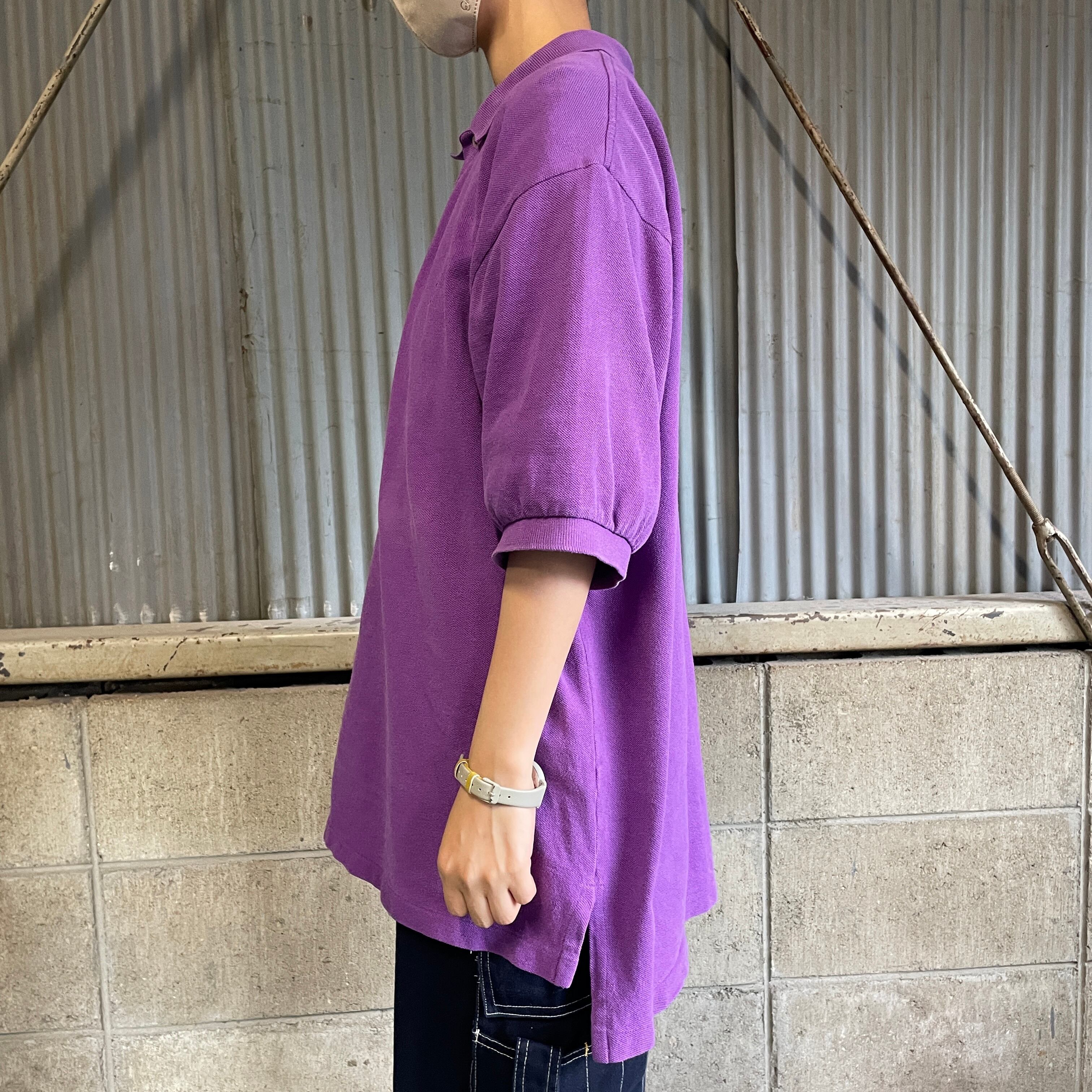 auralee AURALEE パープル ポロシャツ M ポロシャツの通販