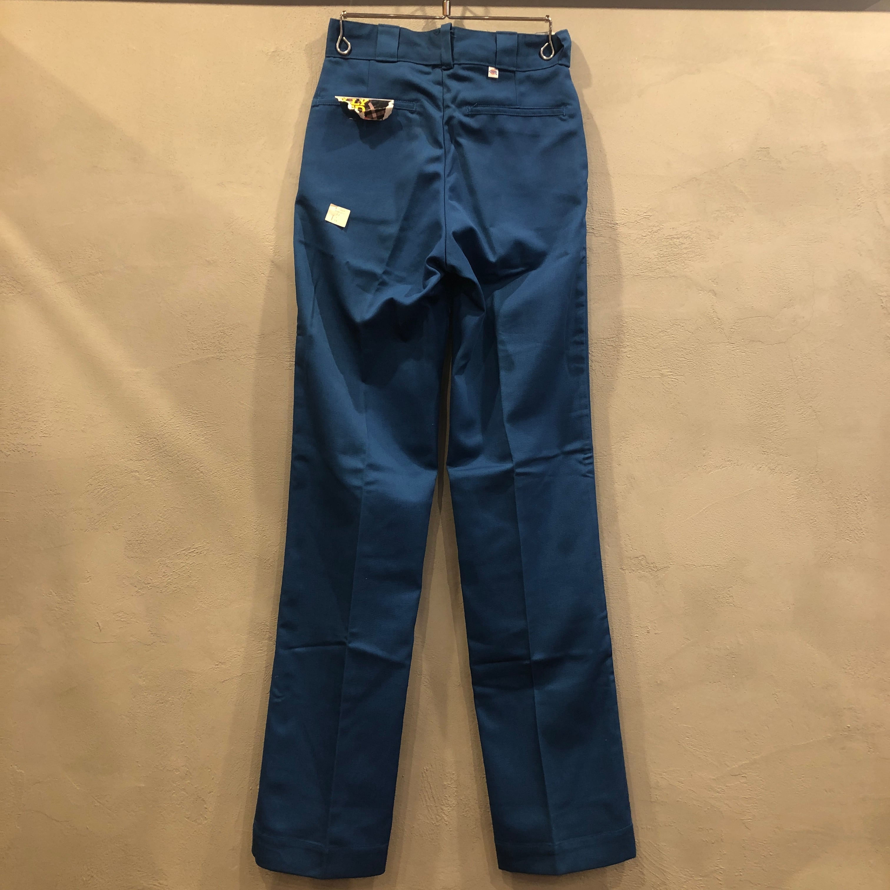 DEAD STOCK】1980'S DICKIES BLUE COTTON PANT 