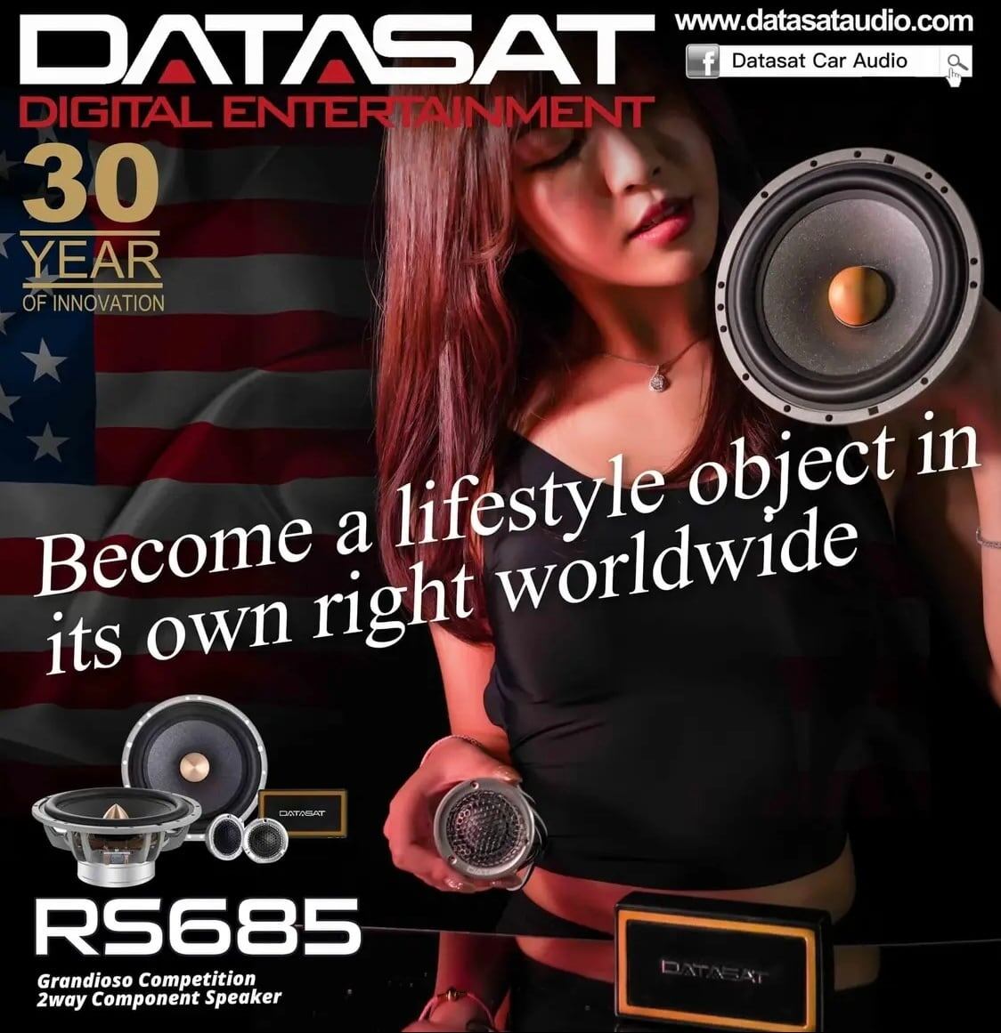 国内正規品】【超高音質】DATASAT RS685 ハンドメイドハイエンド2way