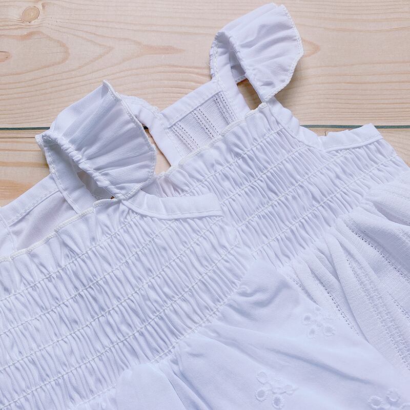 white pure onepiece & all in one S ~ XL / 犬服 新作 春夏 ホワイト