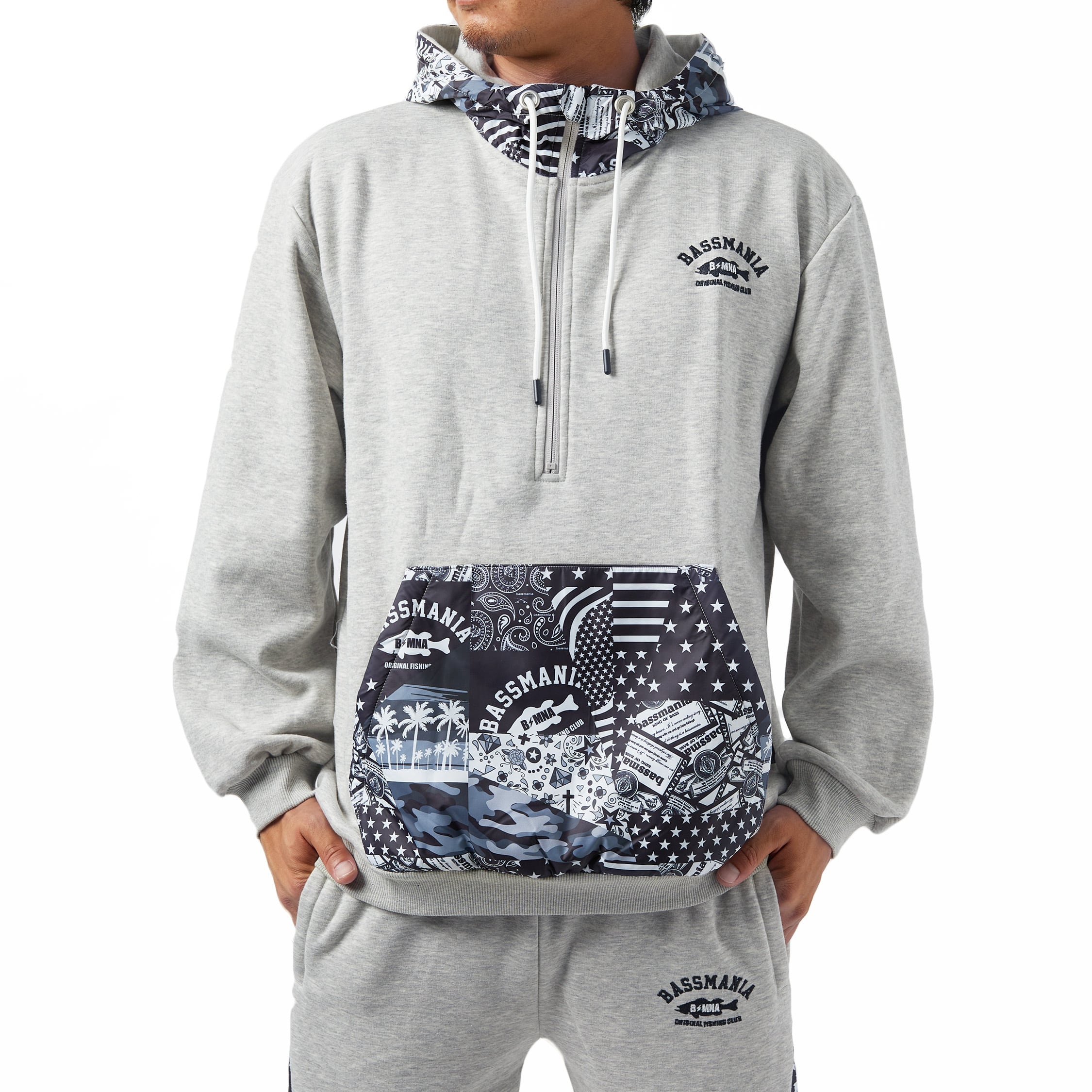 バスマニア　昇華切替えパーカー・スウェット バスマニア 昇華切替えパーカー・スウェット - メルカリ