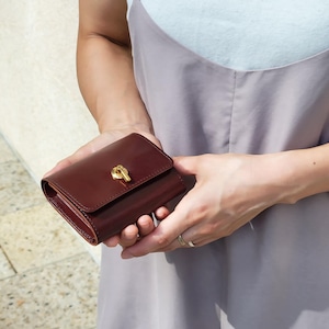 左利き用オコシ金具ミニ財布 各色【受注製作】