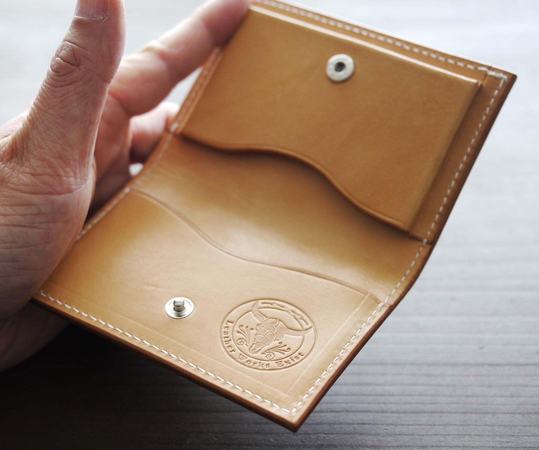 レザーカービング・カードケース | Leather Works Exist(レザー