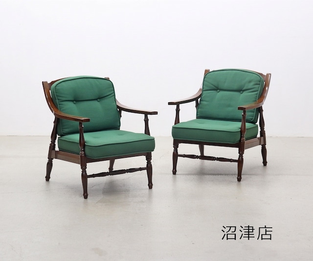 【沼津店】在庫2台 飛騨家具 KASHIWA 柏木工 ビーチ材 1Pソファ アームチェア ラウンジチェア レトロ ヴィンテージ クラシカル カントリー RIT29209
