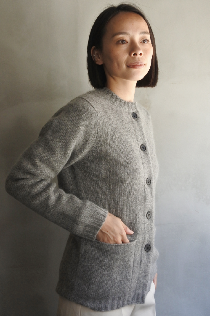 お値下げ eleven2nd ヤク100% カーディガン -