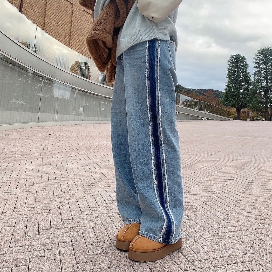 Line denim / blue (12月中旬頃発送予定)