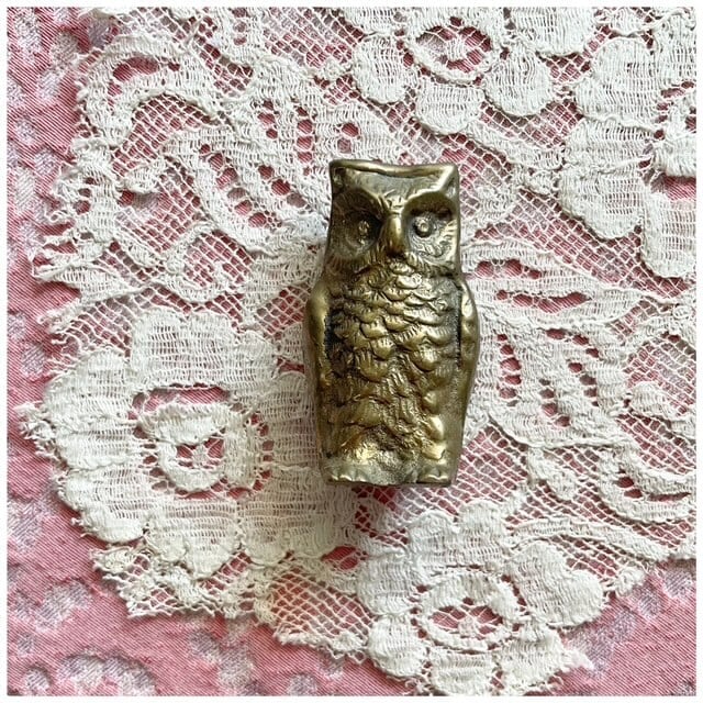 フランスの小さな村　希少品　美品　フェーブ　ヴィンテージ　フクロウとおまとめ フランスの小さな村 希少品 美品 フェーブ ヴィンテージ フクロウとお