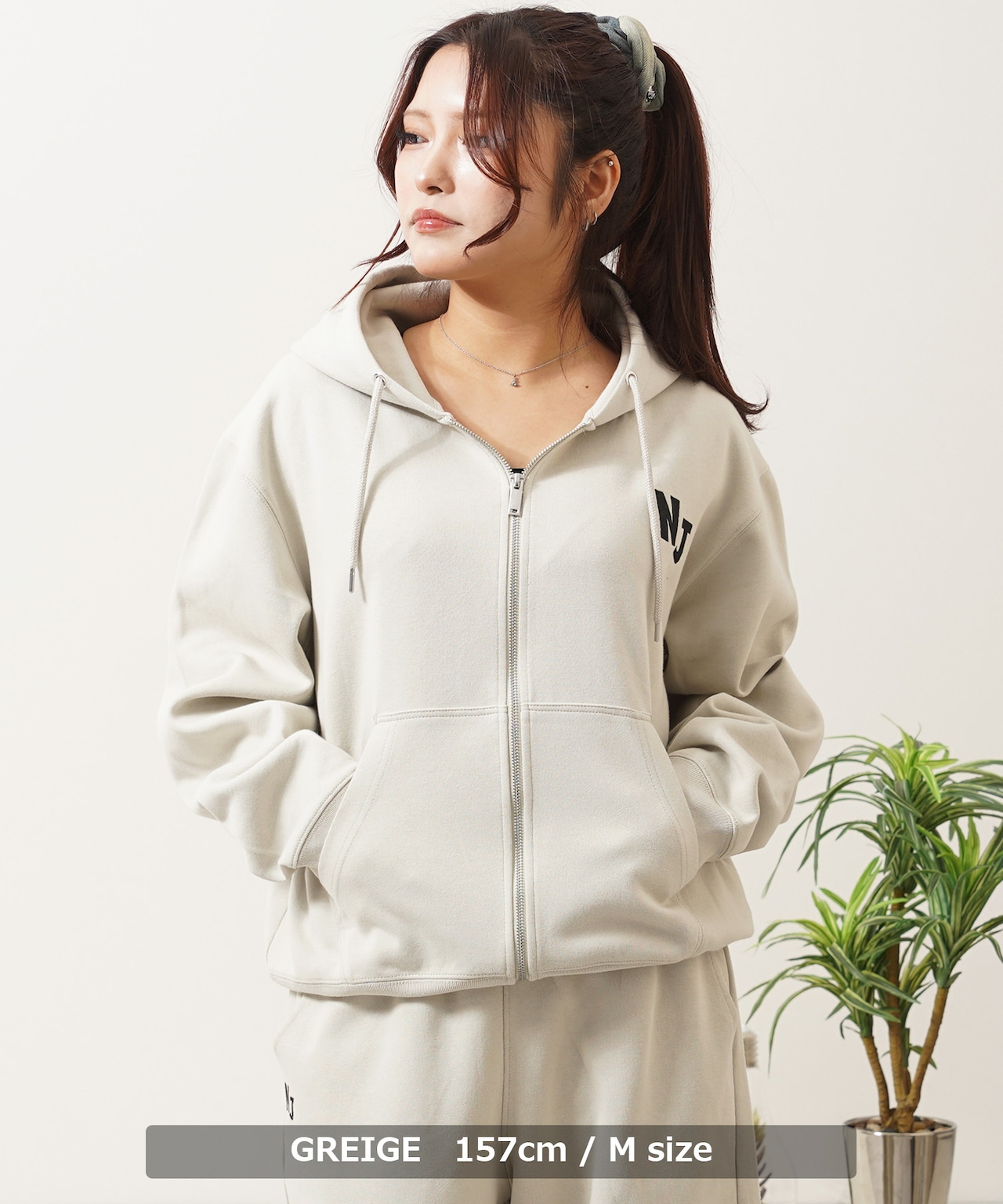 ◆NEW JACK 刺繍 クロップド ZIPパーカー◆gt-7822162