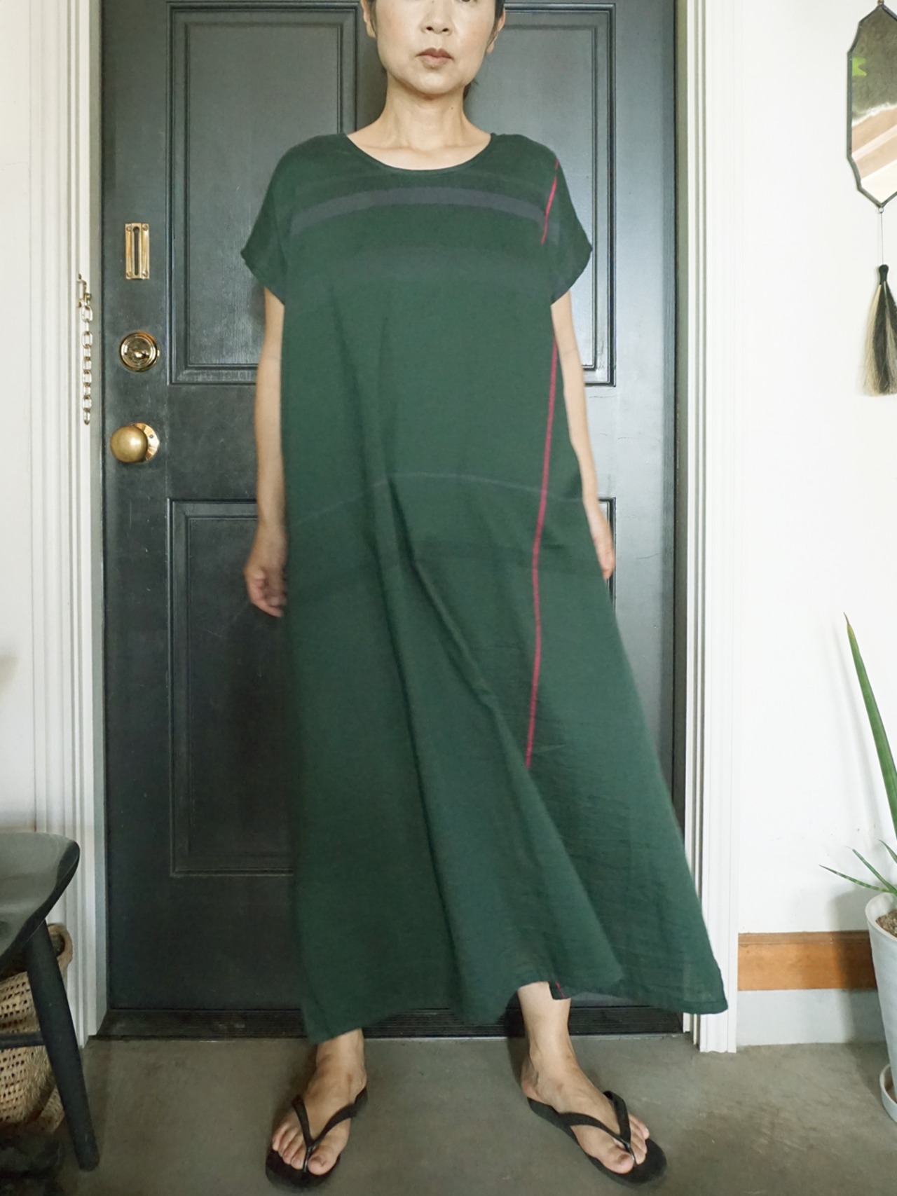 tamaki niime  fuwa-T LONG GR