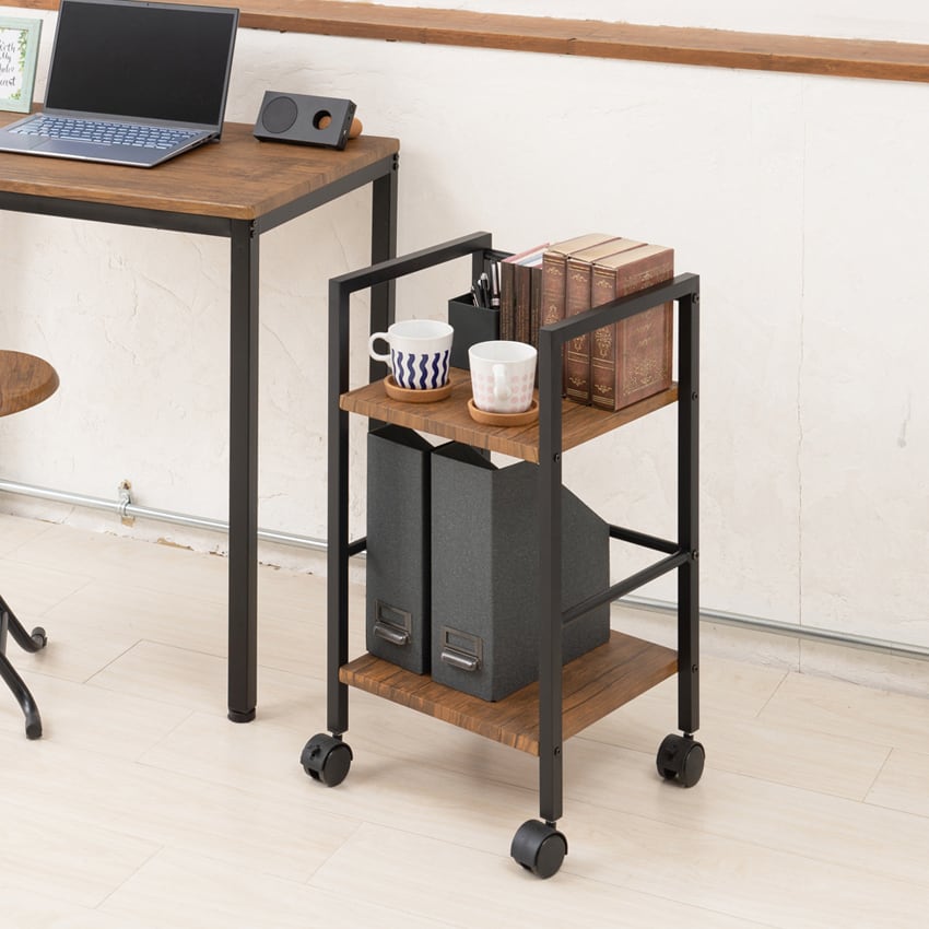 ヴィンテージインワゴン 木製 ヴィンテージテーブル＆ワゴン 机 収納