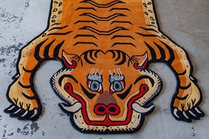 Tibetan Tiger Rug 《Lサイズ•プレミアムウール044》チベタンタイガーラグ