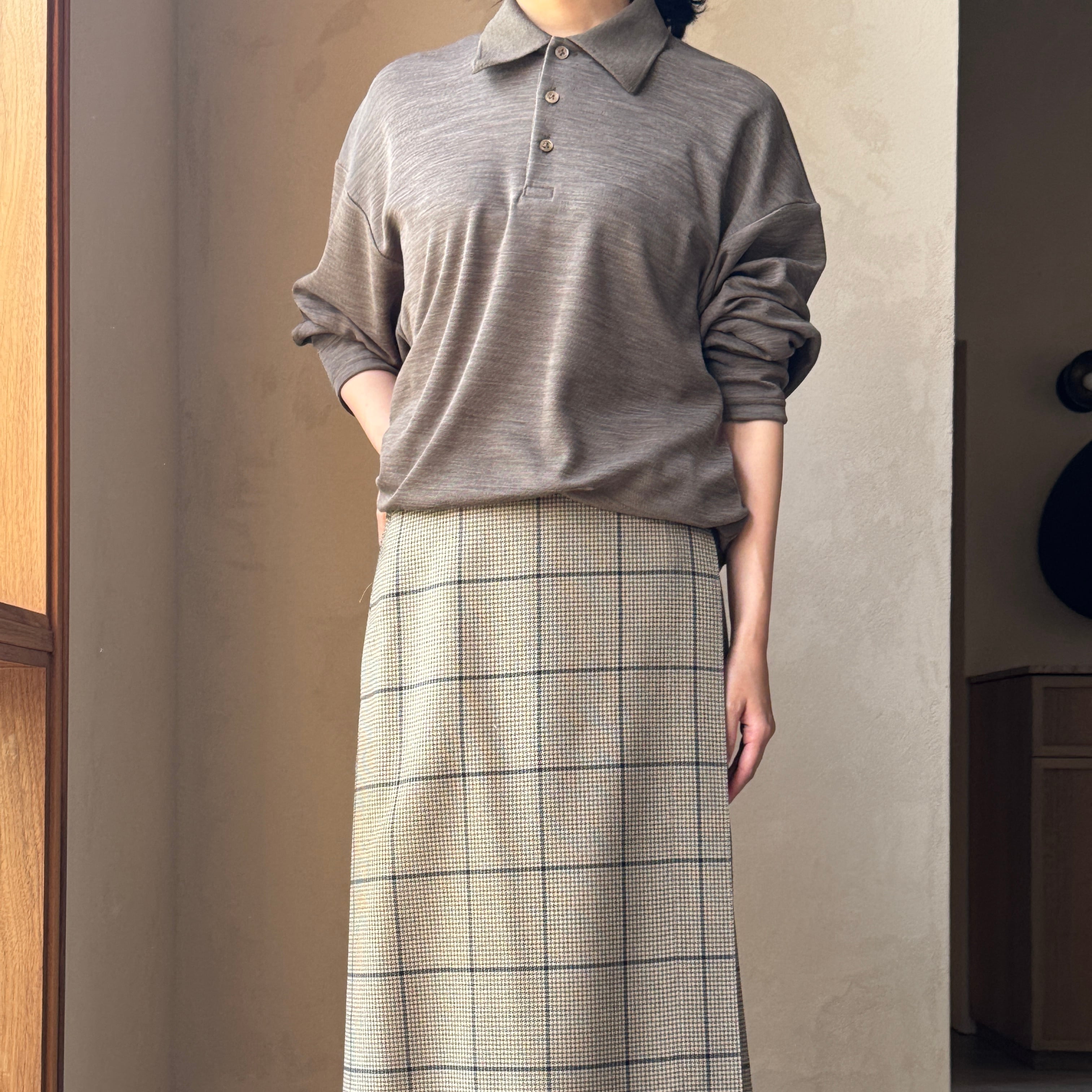 POSTELEGANT ｜Silk Wool Polo | HJ GALLERY