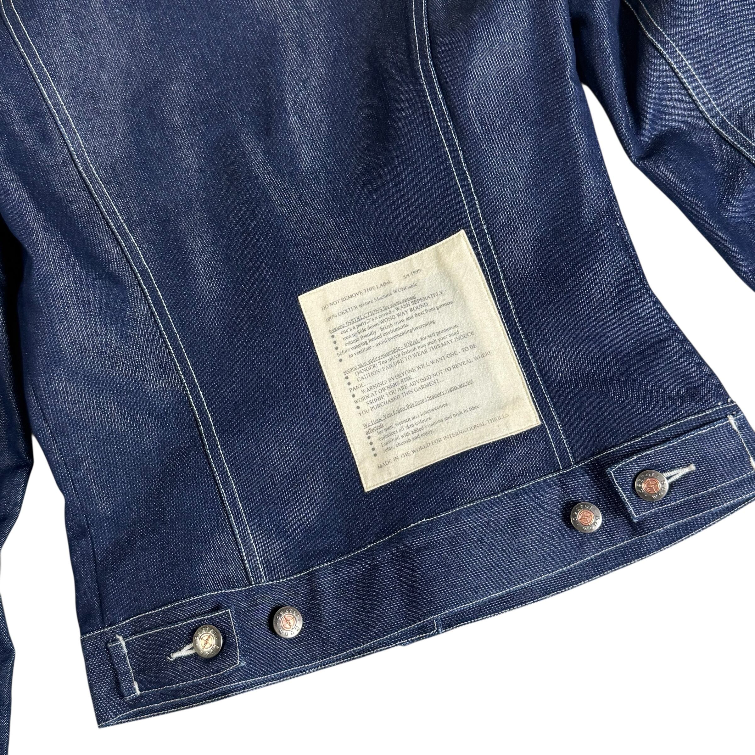 dexter wong shiny denim JKT | seed